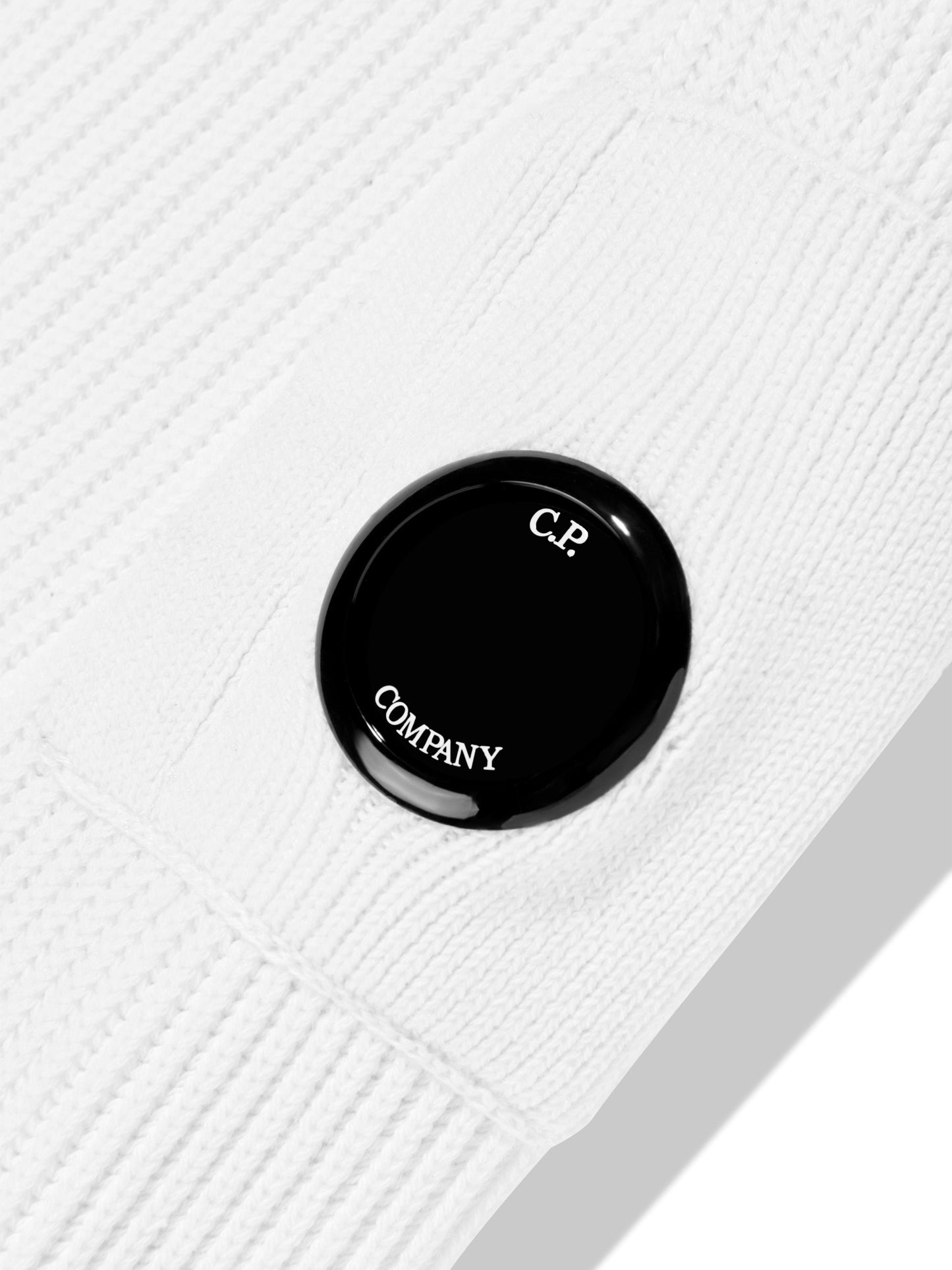 C.P. Company Boys Lens Jumper in Ivory