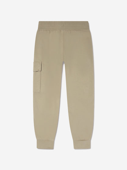 C.P. Company Boys Lens Pocket Joggers in Beige