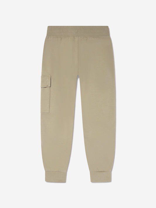 C.P. Company Boys Lens Pocket Joggers in Beige