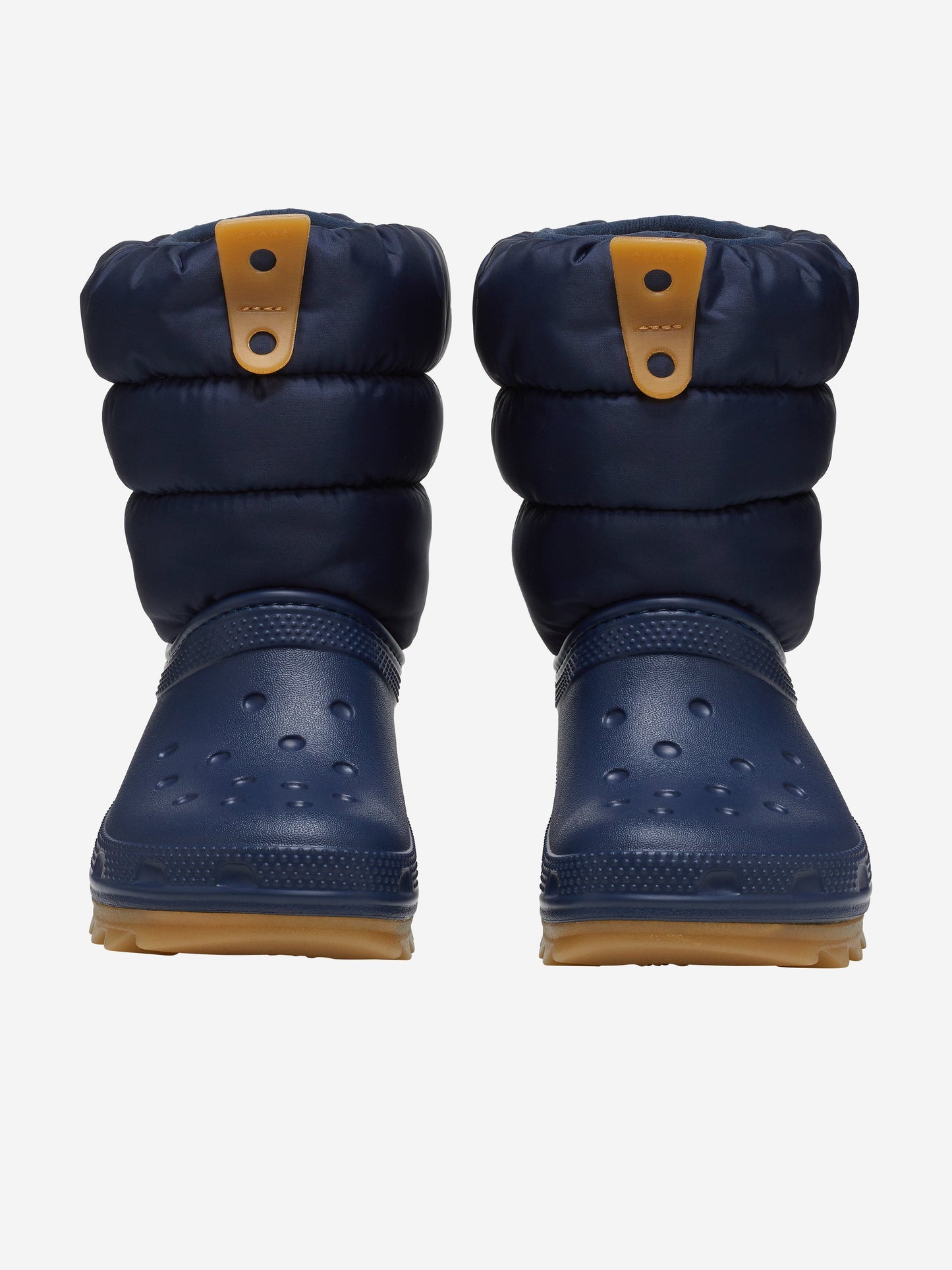 Crocs Kids Classic Neo Puff Boots in Navy