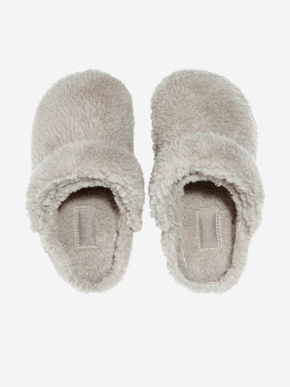 Crocs Kids Classic Cozzzy Slipper in Brown