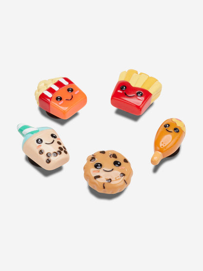 Crocs Kids Bad But Cute Foods Jibbitz™ 5 Pack in Multicolour