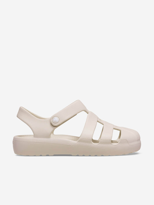 Crocs Girls Classic Fisherman Sandals in Beige