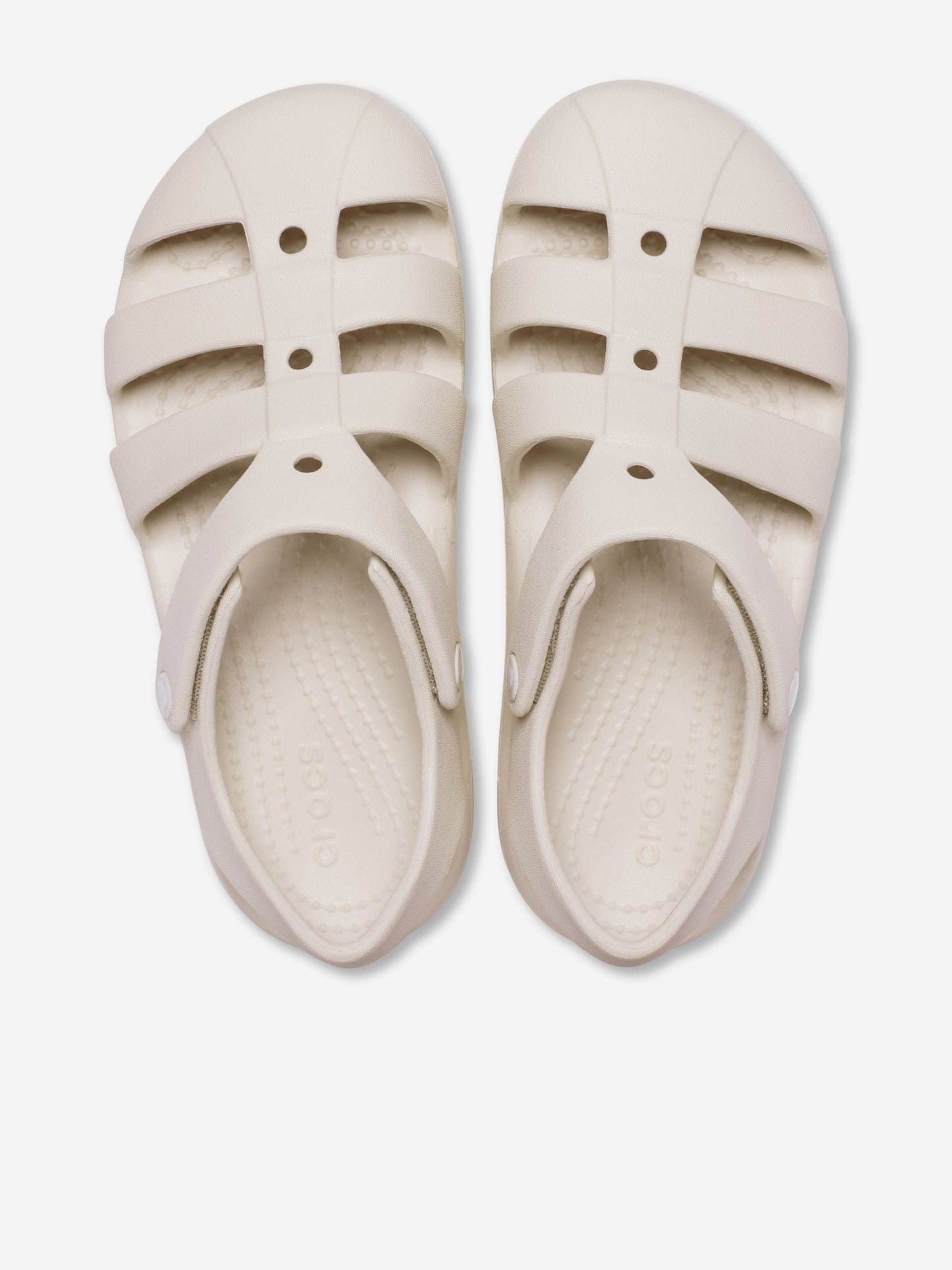 Crocs Girls Classic Fisherman Sandals in Beige