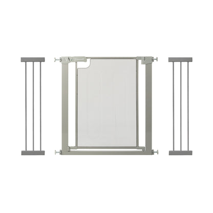 Callowesse Metal Mesh Baby Stair Gate - Ash Grey