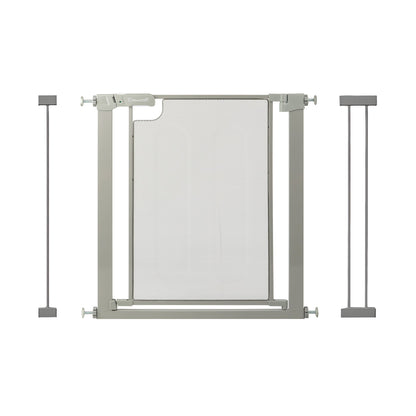 Callowesse Metal Mesh Baby Stair Gate - Ash Grey