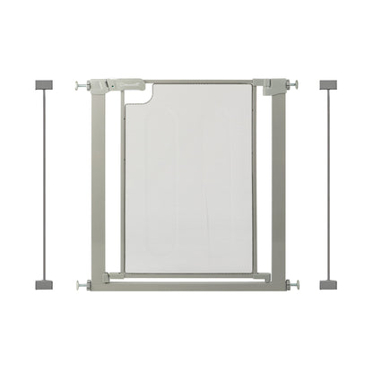 Callowesse Metal Mesh Baby Stair Gate - Ash Grey