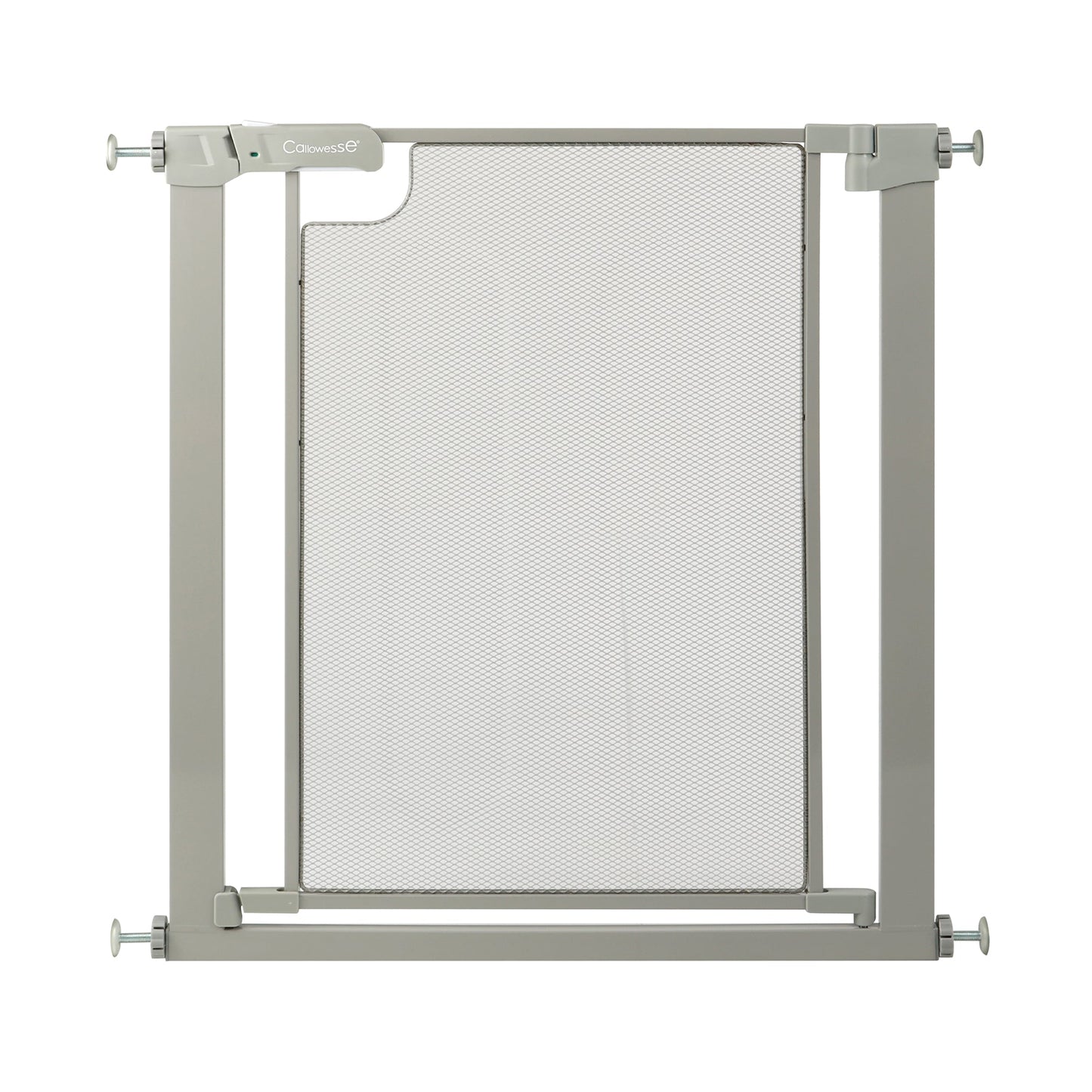 Callowesse Metal Mesh Baby Stair Gate - Ash Grey