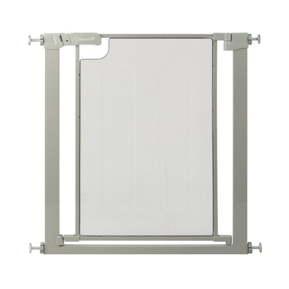 Callowesse Metal Mesh Baby Stair Gate - Ash Grey