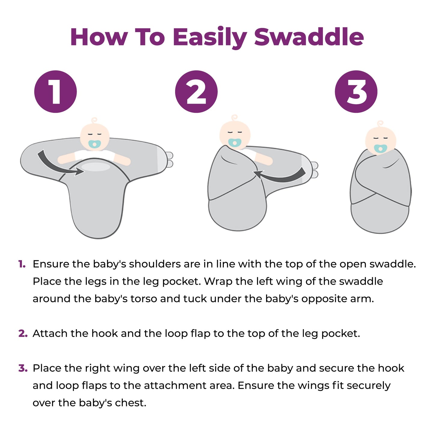 Callowesse Newborn Baby Swaddle 0-3 Months 0.5 TOG - Starry Night