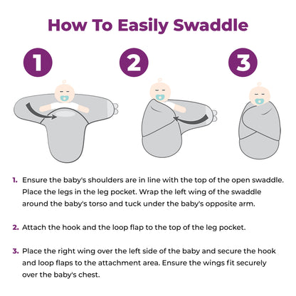 Callowesse Newborn Baby Swaddle 0-3 Months 0.5 TOG - Starry Night