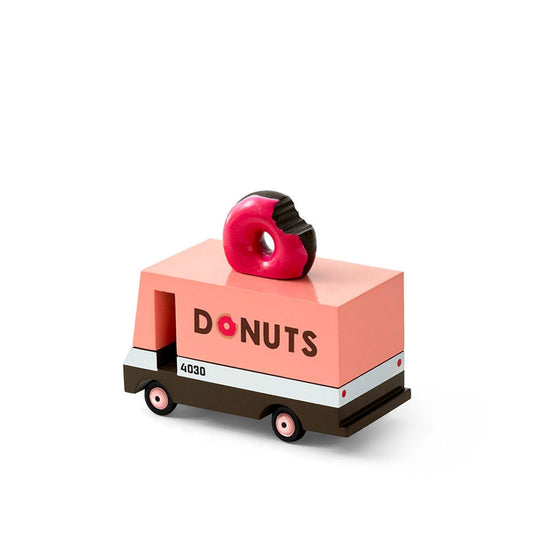 Candylab Wooden Diecast Candyvan Donut Van