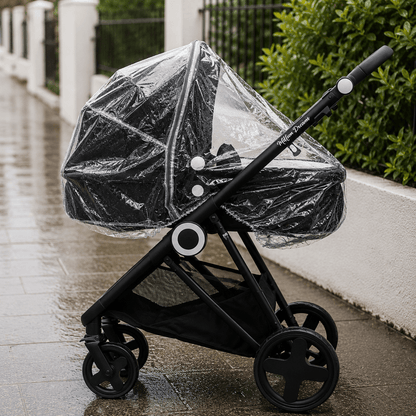 Universal Rain Cover For 2 in 1 Prams - Fits All Models