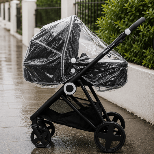 Housse de pluie universelle pour poussettes 2 en 1 - Compatible avec tous les modèles