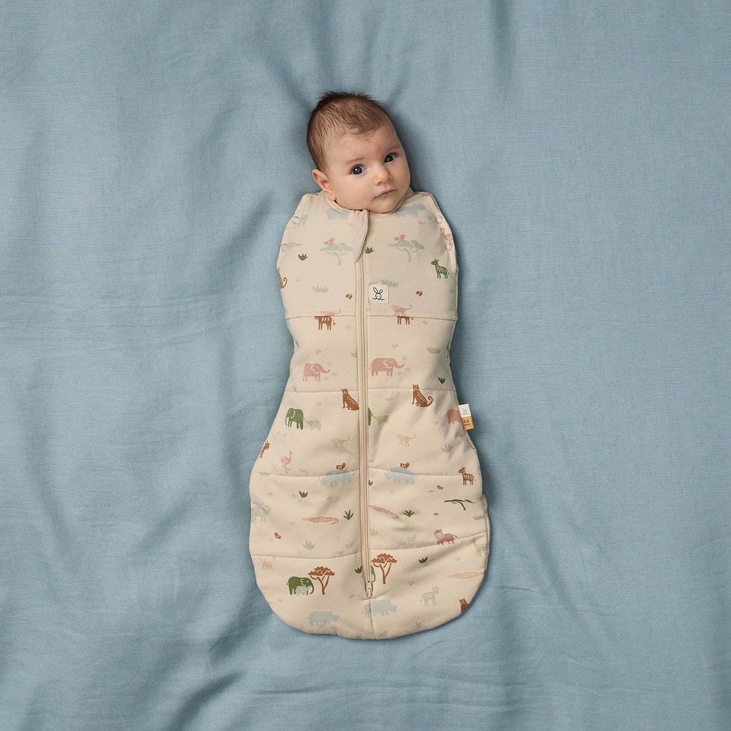 ergoPouch - Organic Winter Cocoon Swaddle Sleeping Bag - Savannah 2.5 TOG