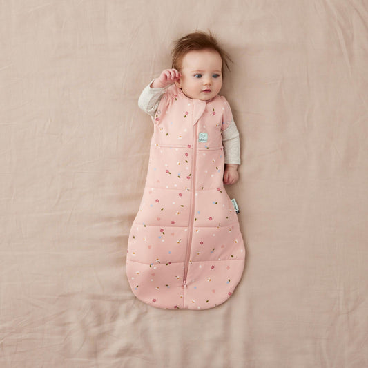 ergoPouch - Organic Winter Cocoon Swaddle Sleeping Bag - Daisy 2.5 TOG