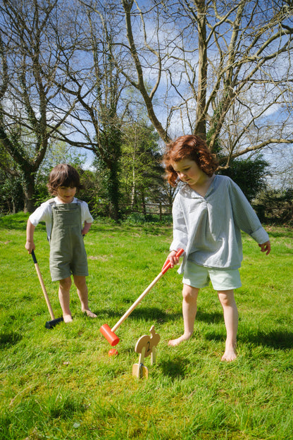 Ensemble de croquet d'intérieur Woodland