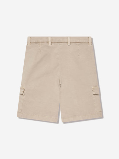 Dolce & Gabbana Boys Cargo Shorts in Beige