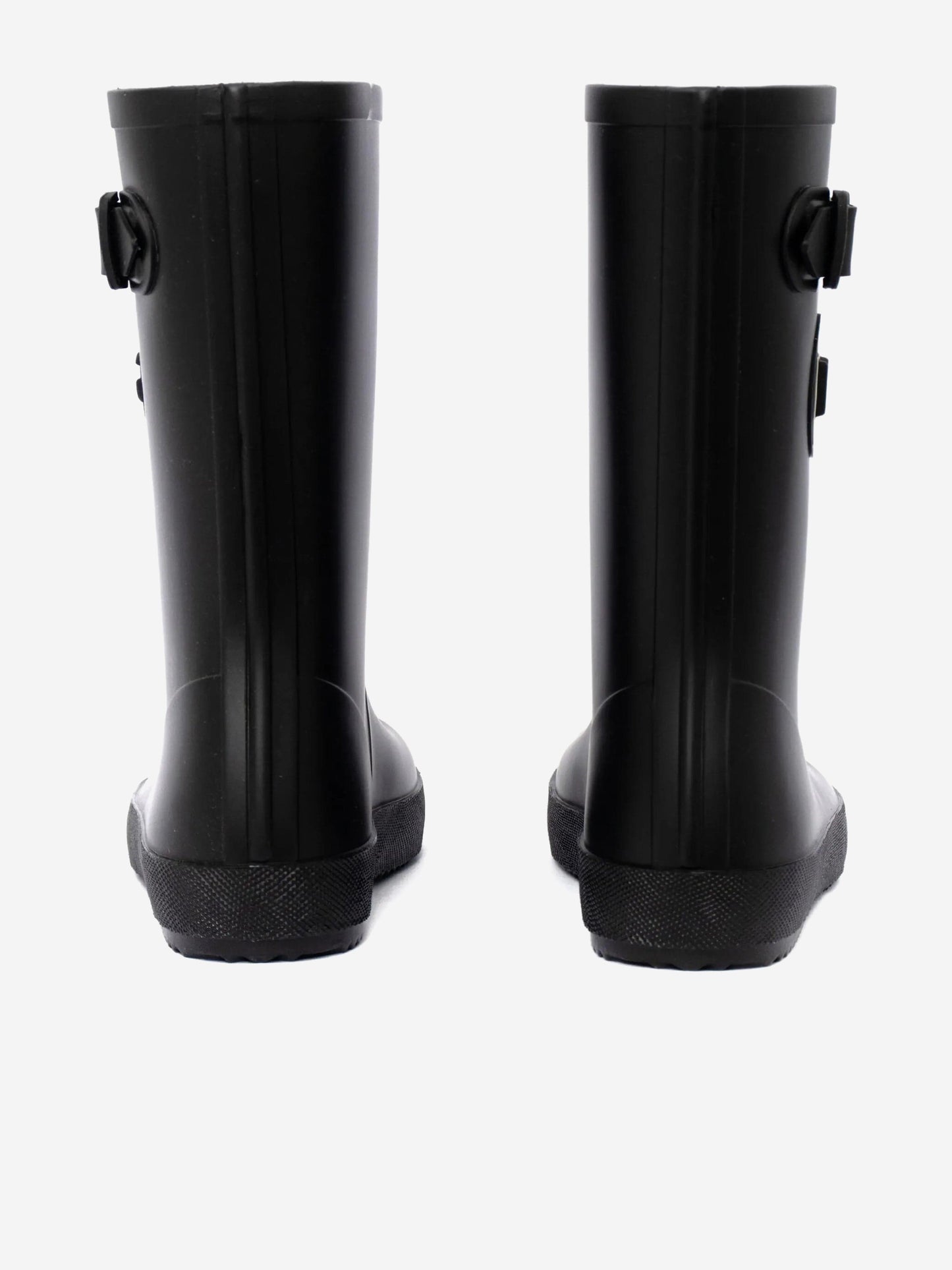 Dolce & Gabbana Kids Logo Rain Boots in Black