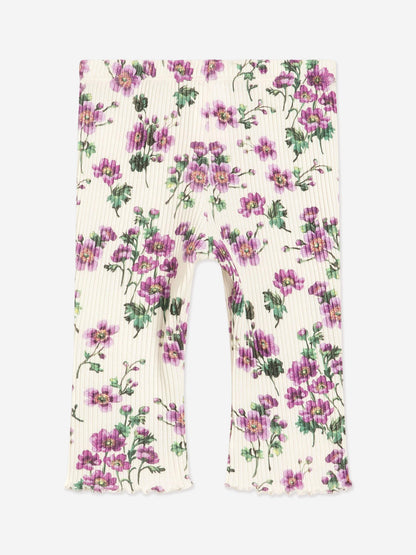 Dolce & Gabbana Baby Girls Floral Print Leggings in Multicolour