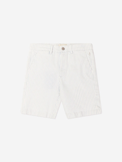 DL1961 Boys Striped Jacob Chino Shorts in Blue
