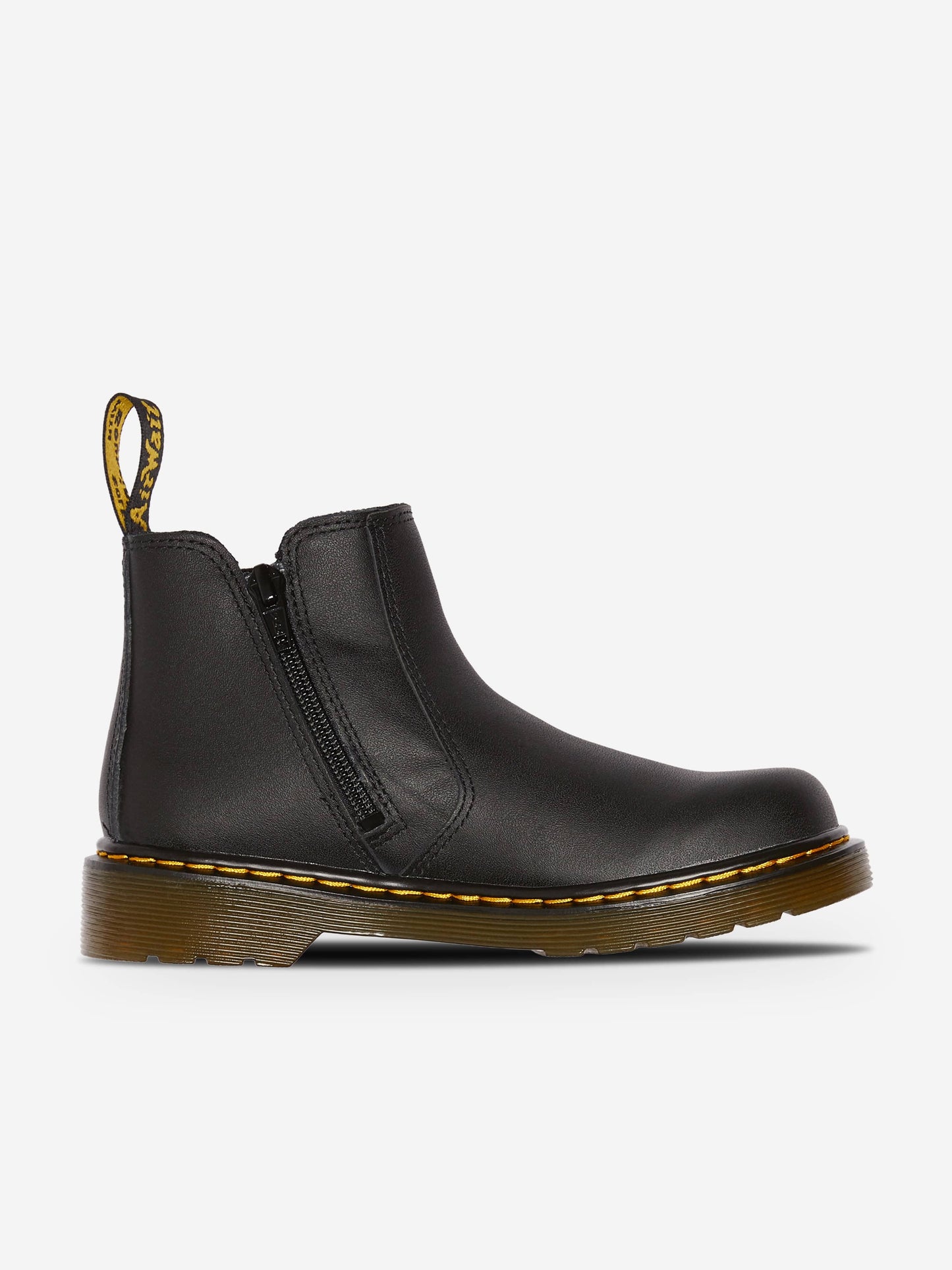 Dr Martens Kids 2976 Softy T Leather Chelsea Boots in Black