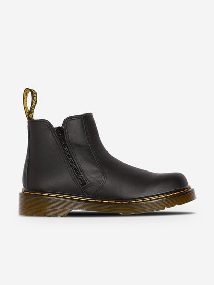 Dr Martens Kids 2976 Softy T Leather Chelsea Boots in Black