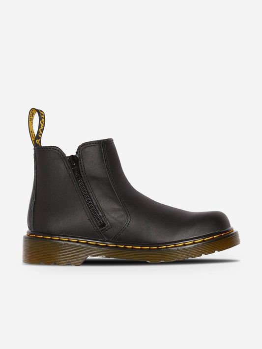 Dr Martens Kids 2976 Softy T Leather Chelsea Boots in Black