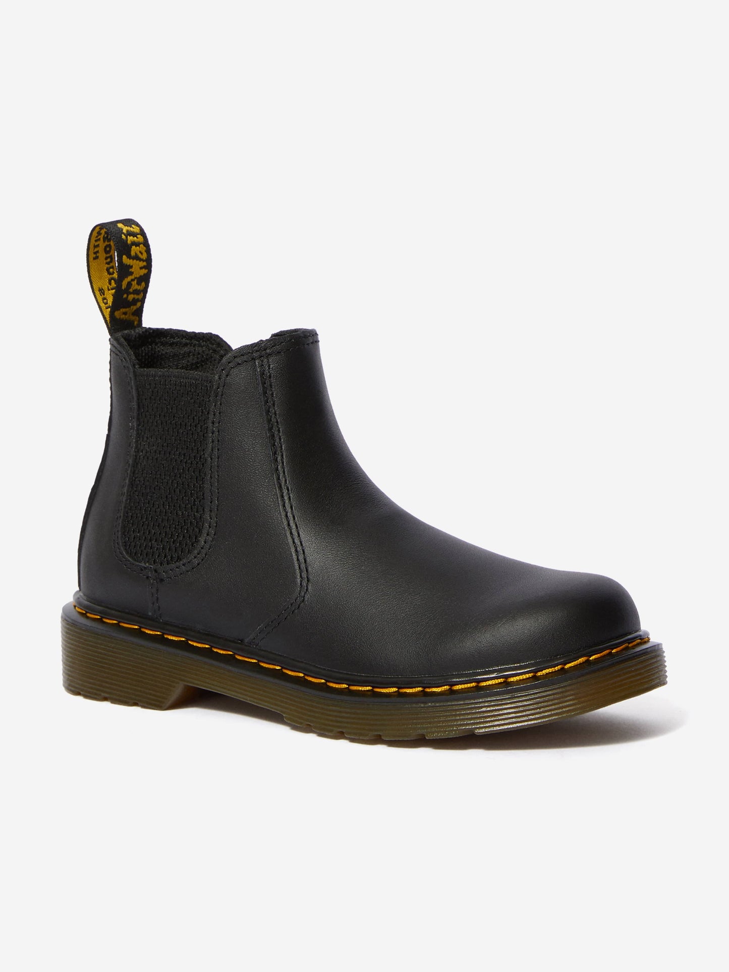 Dr Martens Kids 2976 Softy T Leather Chelsea Boots in Black