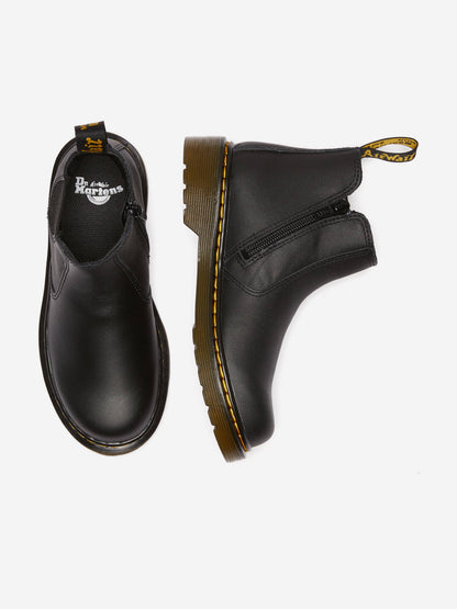 Dr Martens Kids 2976 Softy T Leather Chelsea Boots in Black