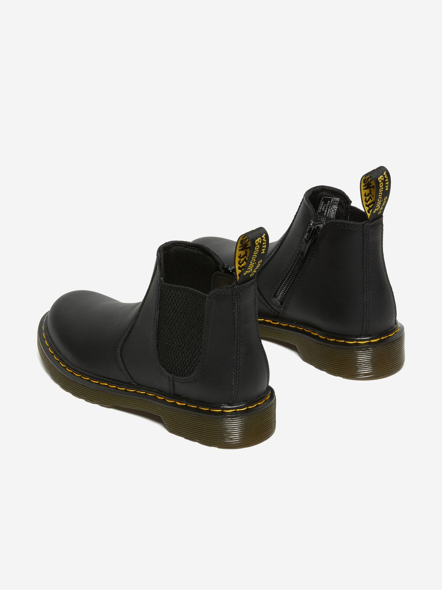 Dr Martens Kids 2976 Softy T Leather Chelsea Boots in Black