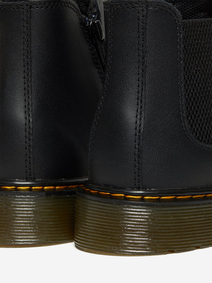 Dr Martens Kids 2976 Softy T Leather Chelsea Boots in Black