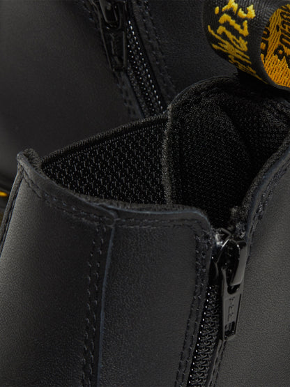 Dr Martens Kids 2976 Softy T Leather Chelsea Boots in Black