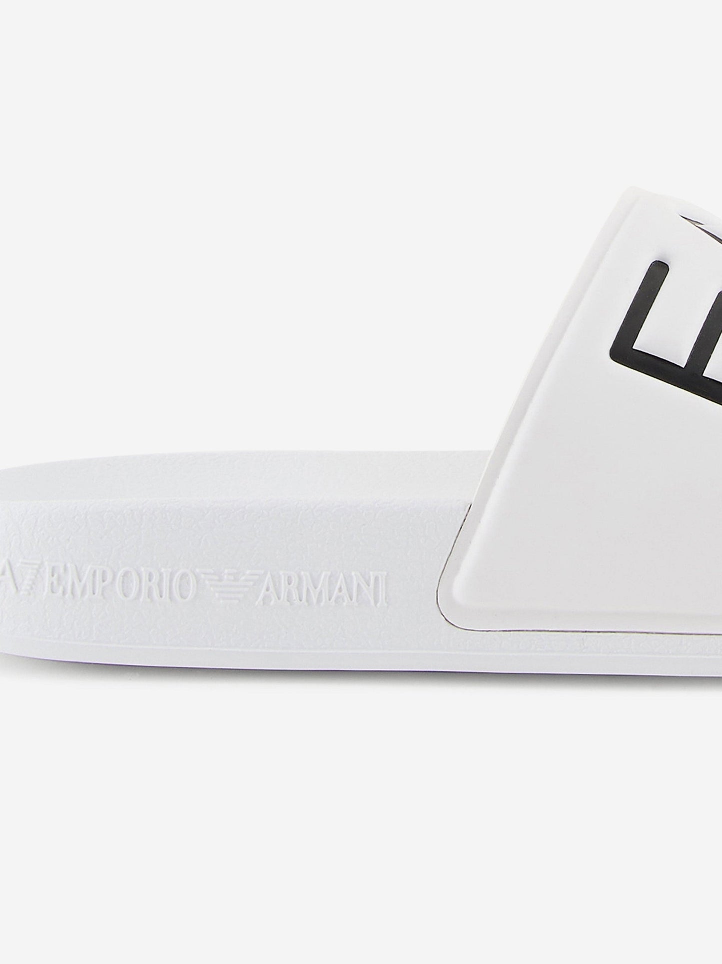 EA7 Emporio Armani Boys Logo Sliders in White
