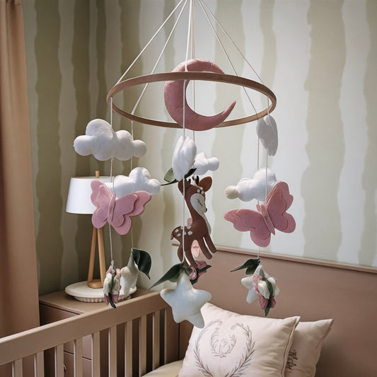 The Fawn’s Garden Cot Mobile