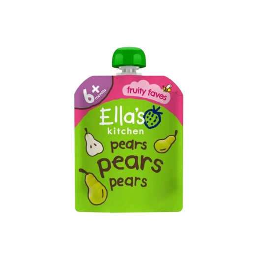 Poires bio Ella's Kitchen Premières Saveurs en gourde 70 g (4 mois et plus)