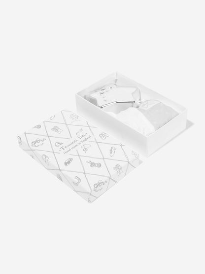 English Trousseau Baby Star Money Box in Silver