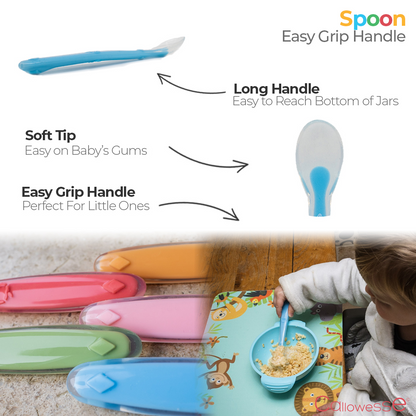 Callowesse Silicone Weaning Spoon – Green