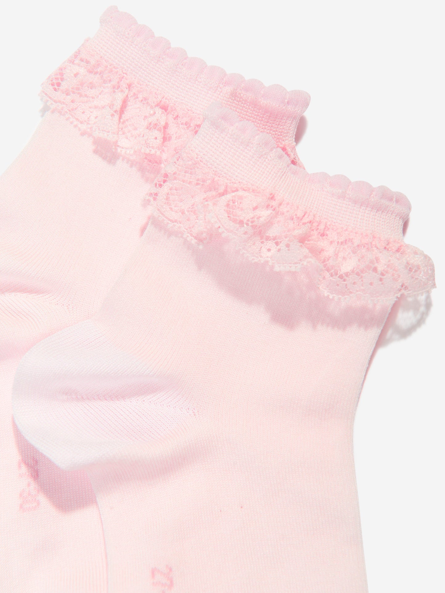 Falke Girls Romantic Lace Socks in Pink