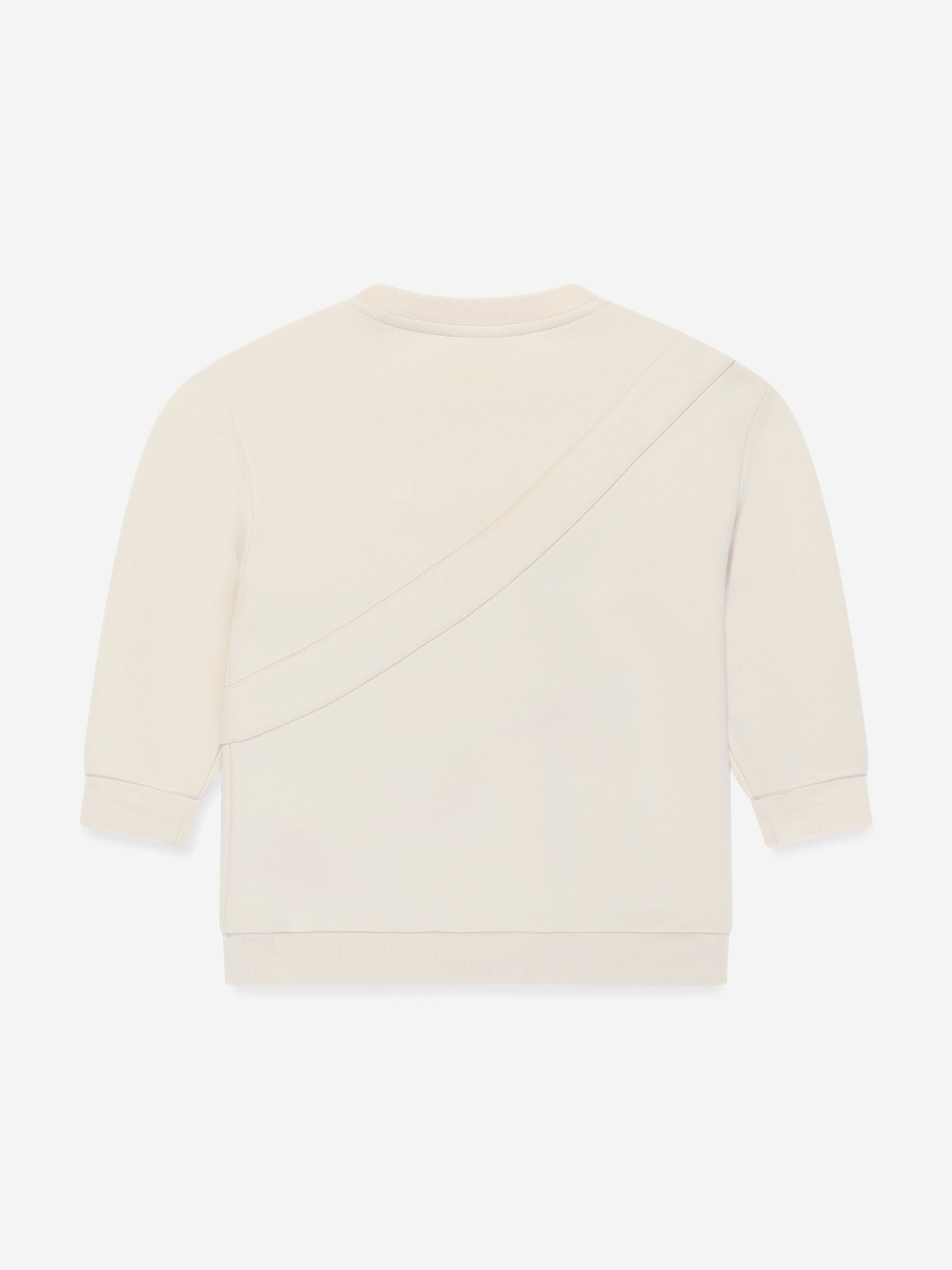 Fendi Kids Baguette Bag Sweatshirt in Beige
