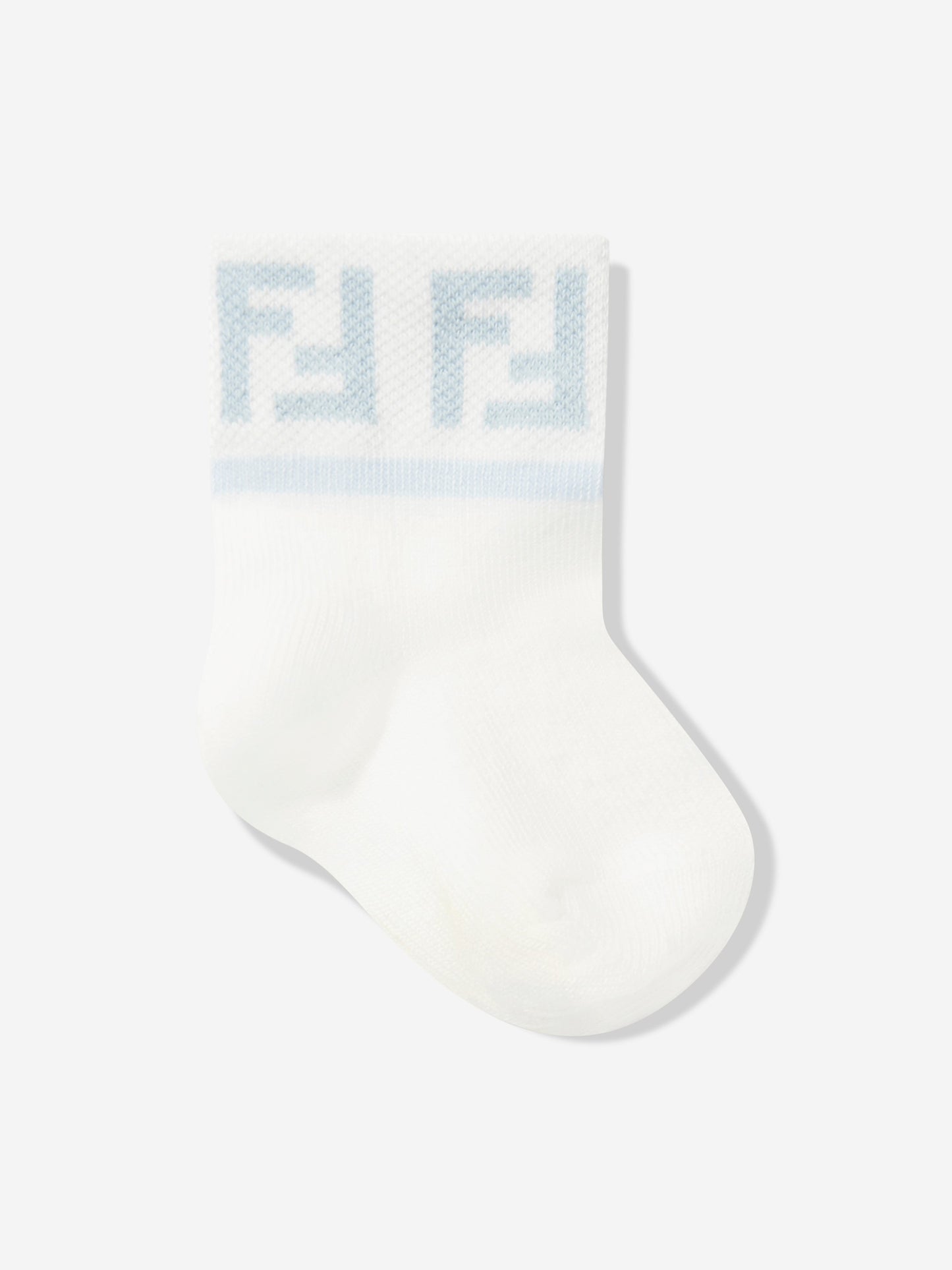Fendi Baby Boys Logo Socks Set (5 Pairs) in Multicolour