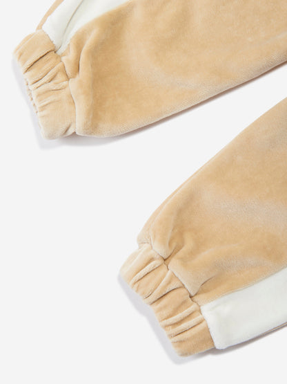 Fendi Baby Chenille Joggers in Beige
