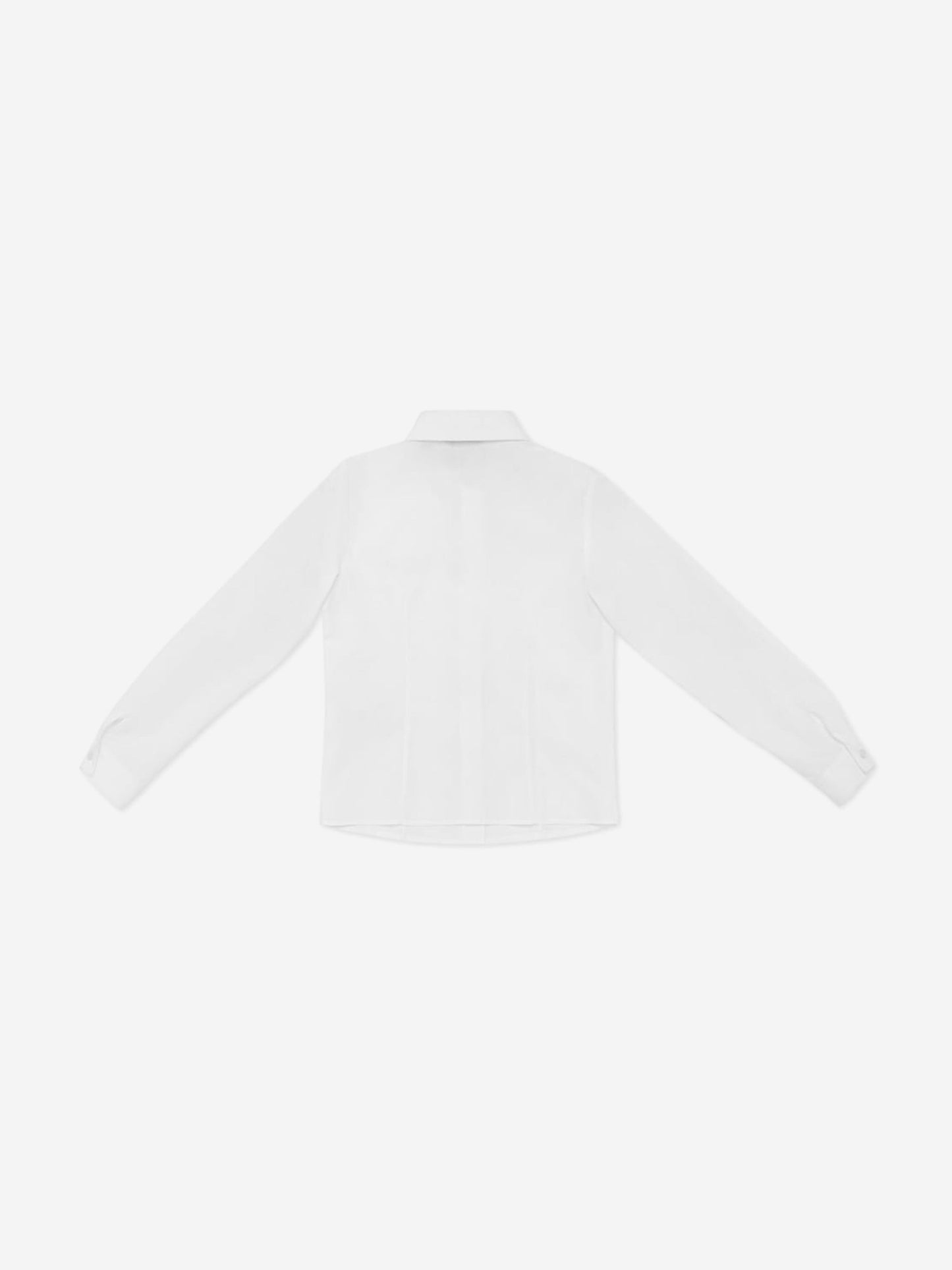 Fendi Girls Cotton Shirt in White