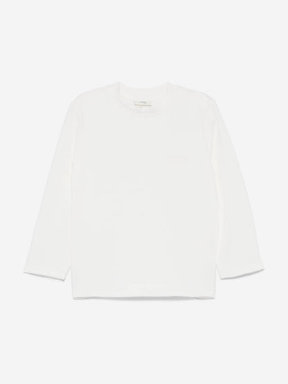Fendi Baby Girls Jersey Stretch Top in White