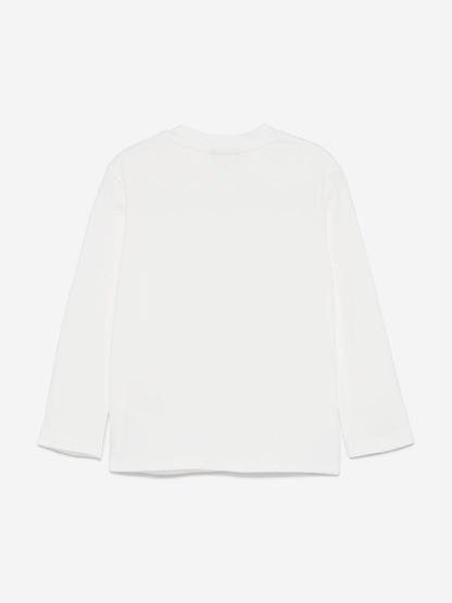 Fendi Baby Girls Jersey Stretch Top in White