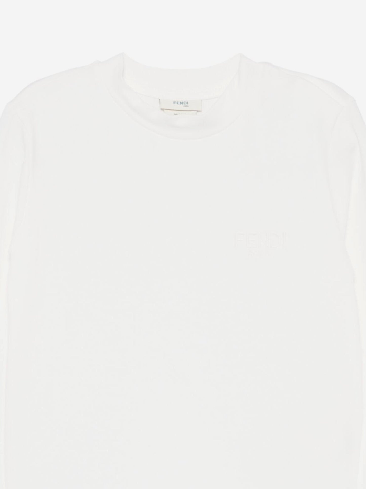 Fendi Baby Girls Jersey Stretch Top in White
