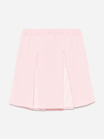 Fendi Girls Wool Skirt in Pink