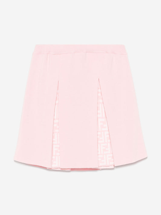 Fendi Girls Wool Skirt in Pink