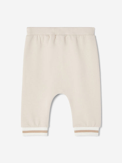 Fendi Baby Logo Joggers in Beige