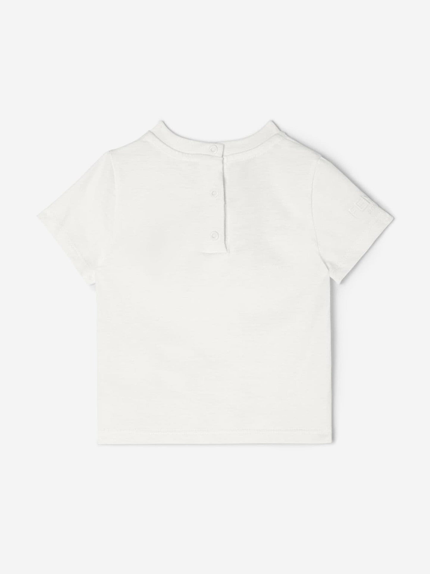 Fendi Baby Bear Pocket T-Shirt in White